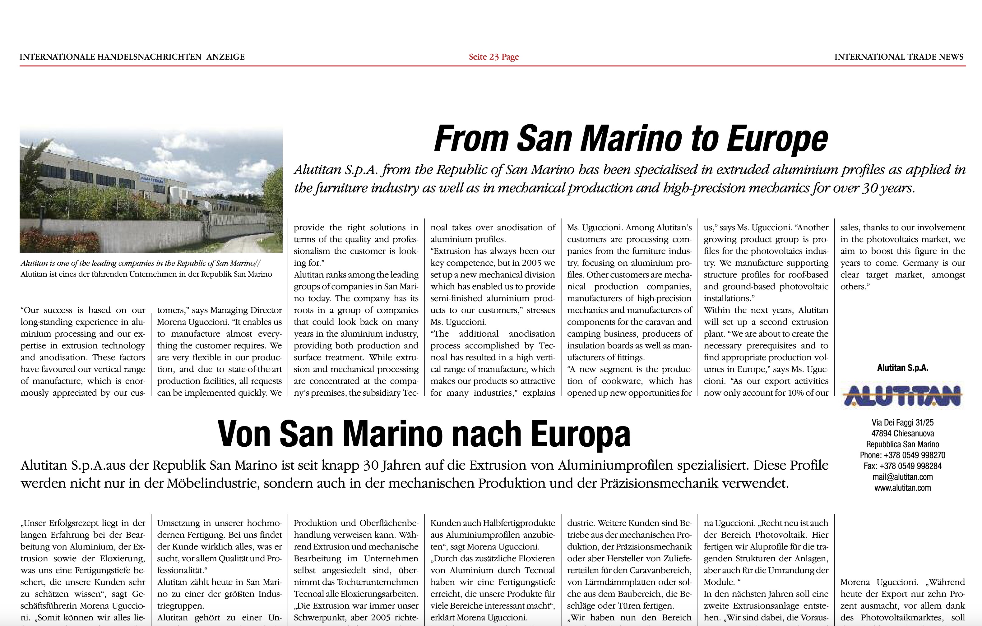 Foto From San Marino to Europe